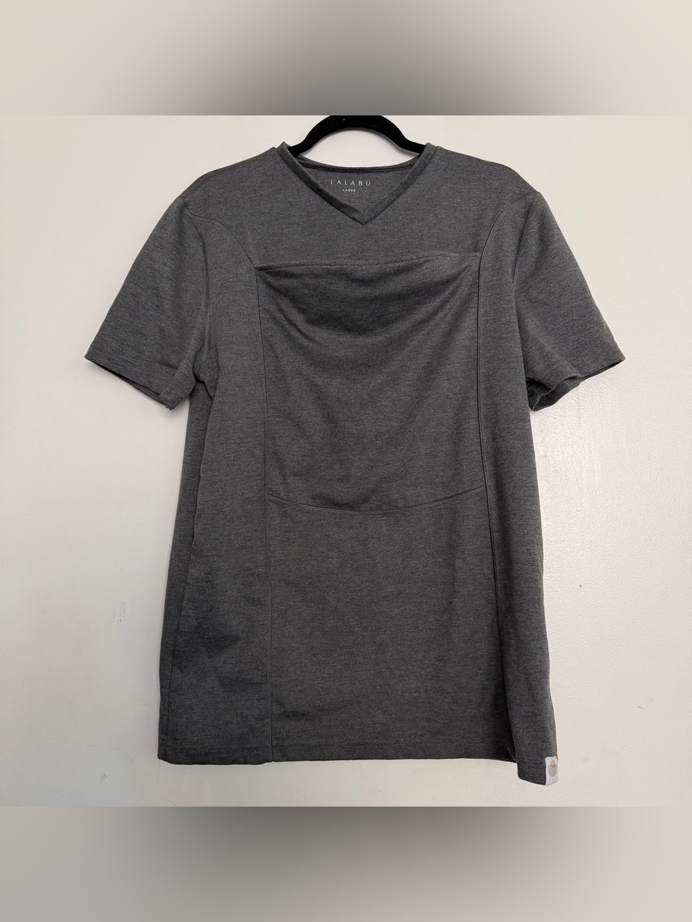 Men’s Lalabu Almost Perfect Dad Shirt Gray Size Large